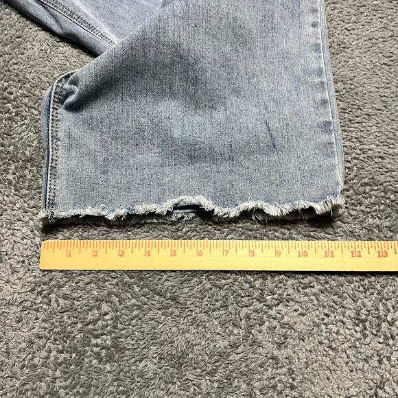 Democracy Jeans Womens 16 (35x26) Ab Technology Wide Leg Baggy High Rise Cropped - Picture 10 of 10